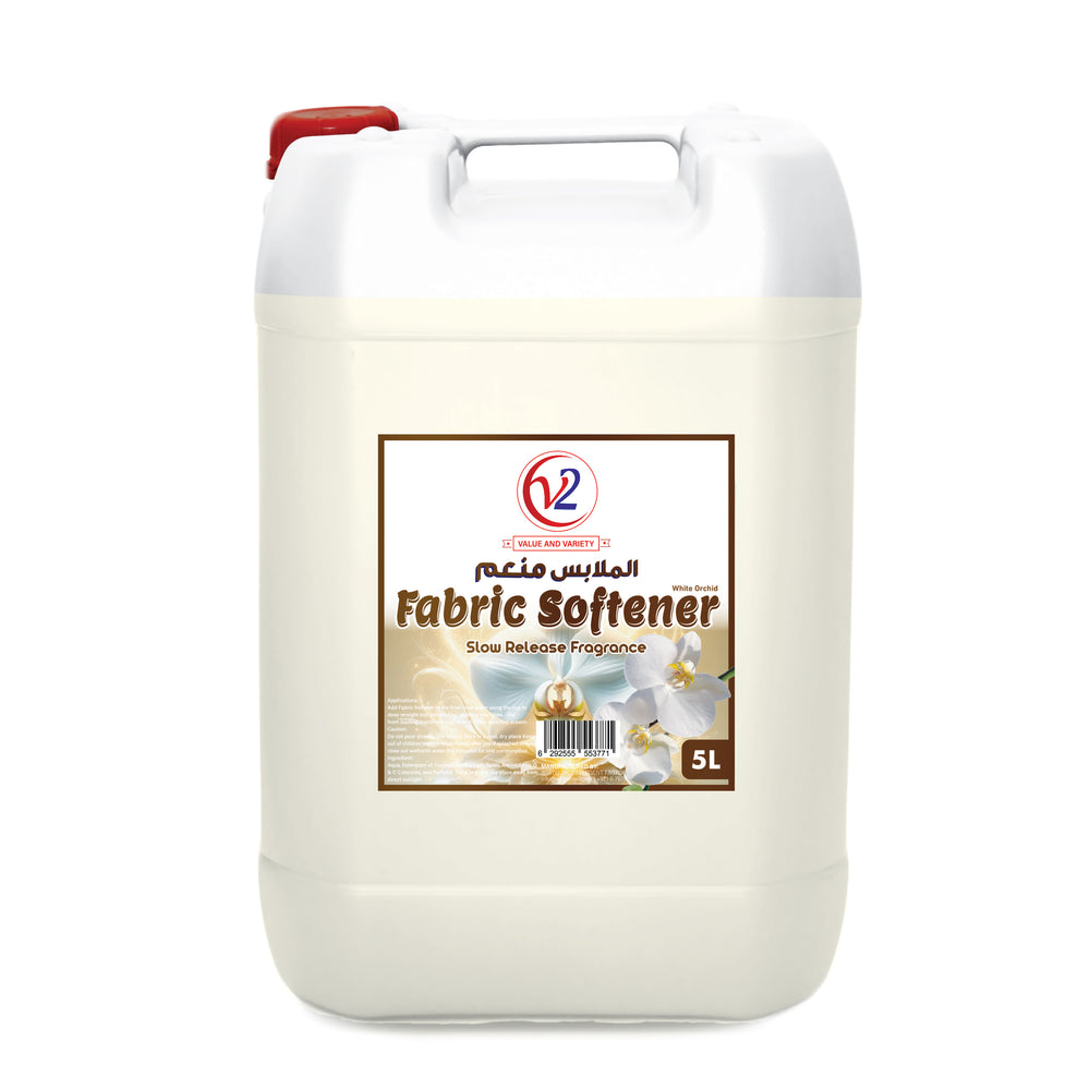 Fabric Softener, White Orchid, 25 LTR