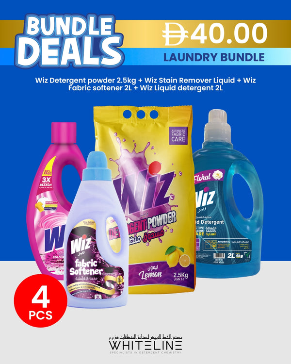 Wiz Laundry Care Bundle – Complete Fabric Cleaning & Freshness Combo
