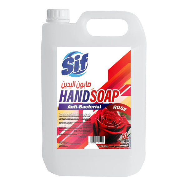 Handwash Liquid, Rose, 5 LTR