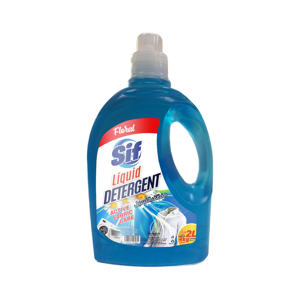 Laundry Liquid Detergent, Floral, 2 Ltr