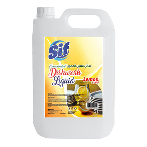 Dishwash Liquid, Lemon, 5 LTR, SIF