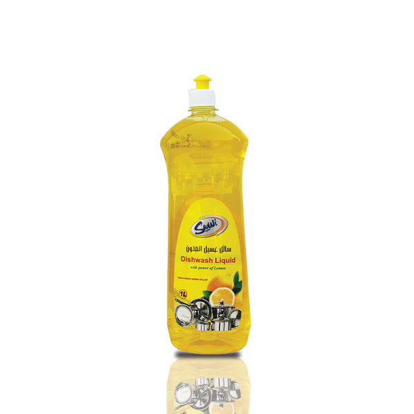 Dishwash Liquid, Lemon, 1 LTR