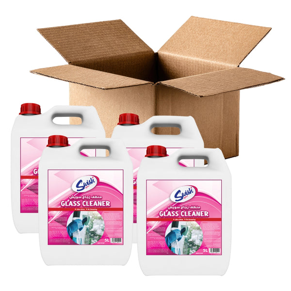 SWISH GLASS CLEANER - 4X5L