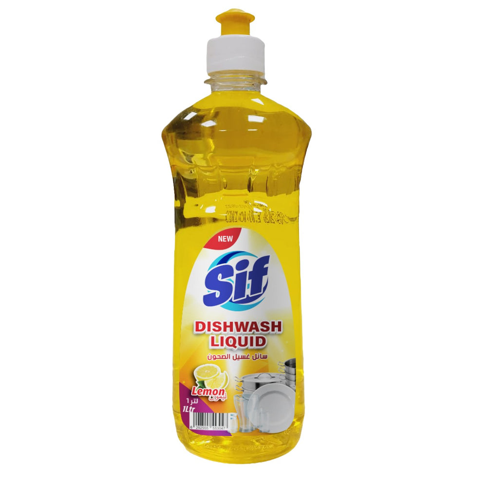 Dishwash Liquid, Lemon, 1 LTR