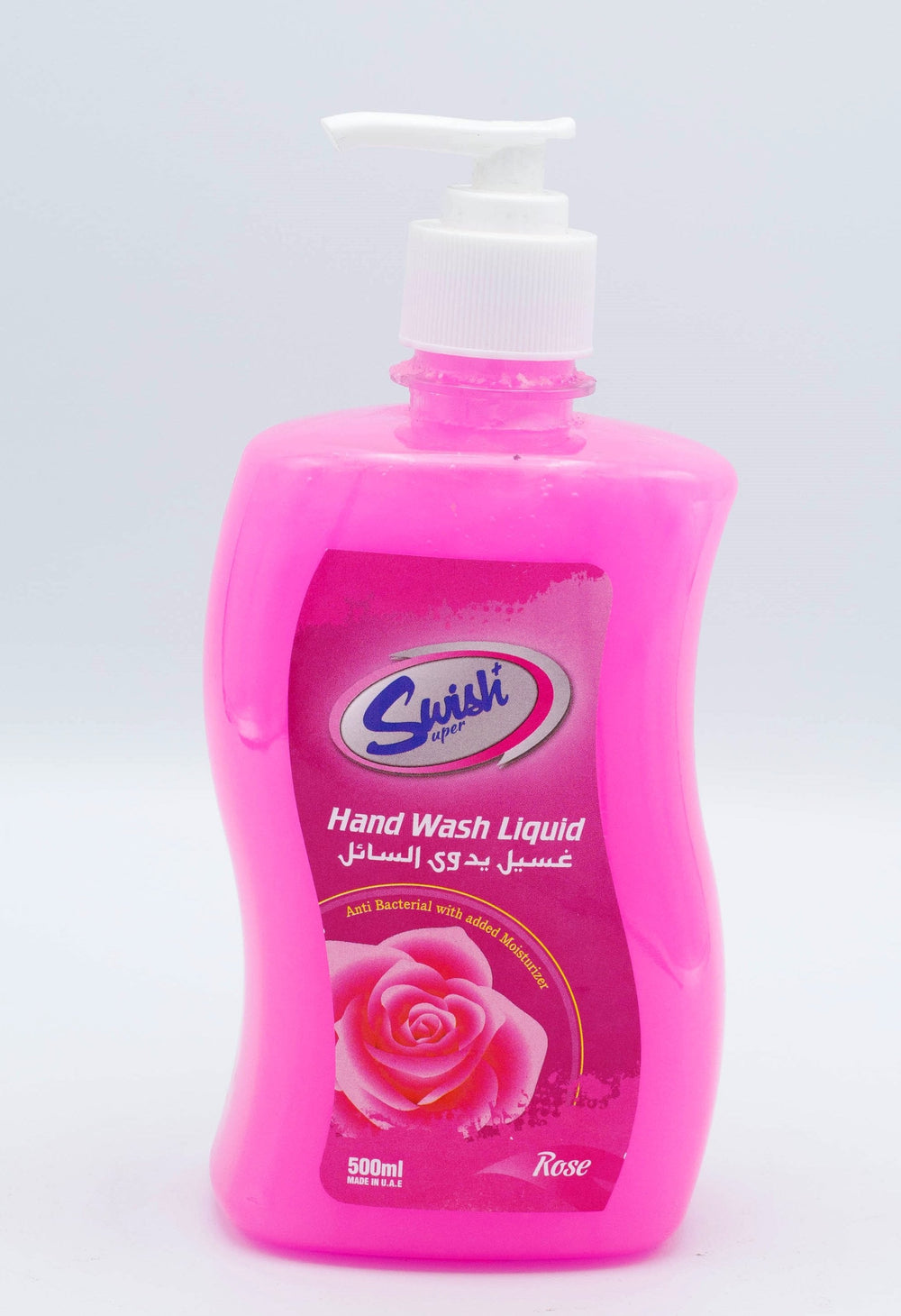 Handwash Liquid, Rose , 500 ML, Swish+Super