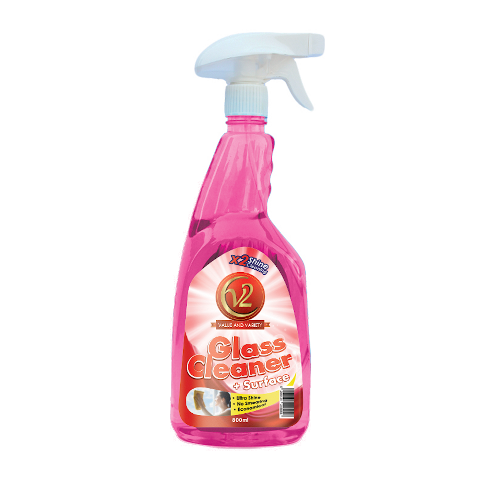 Glass Cleaner, Pink, 800 ML