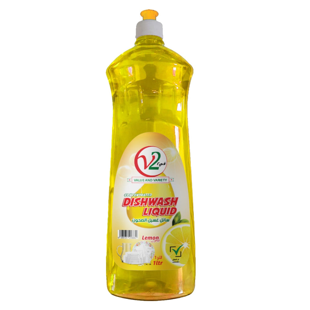 Dishwash Liquid, Lemon, 1 LTR