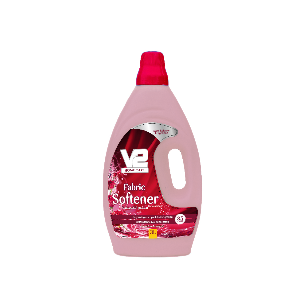 Fabric Softener, Rose, 3 LTR