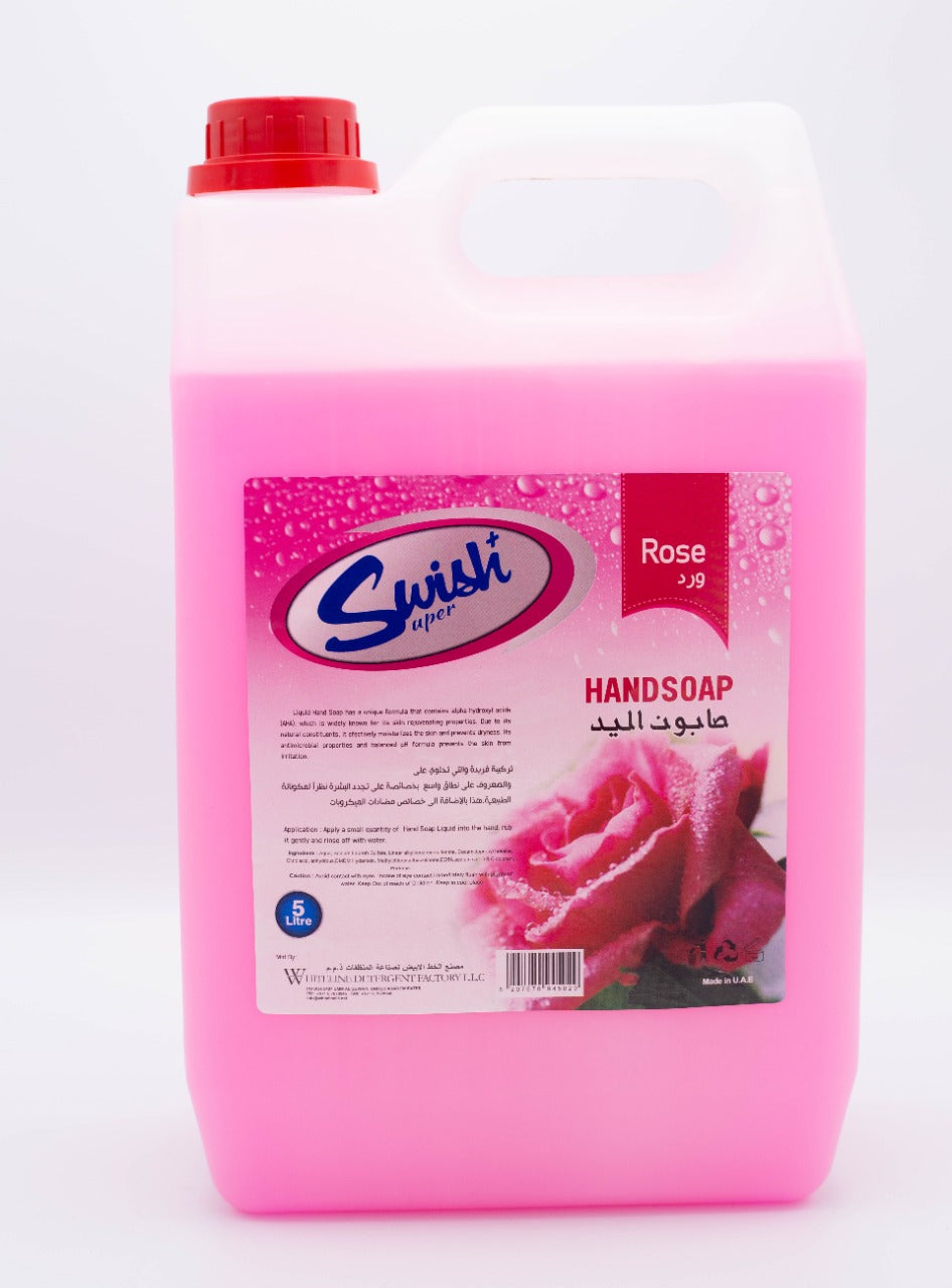 Handwash Liquid, Rose , 5 LTR
