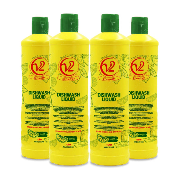 Dishwash Liquid, Lemon, Economy, 1 LTR