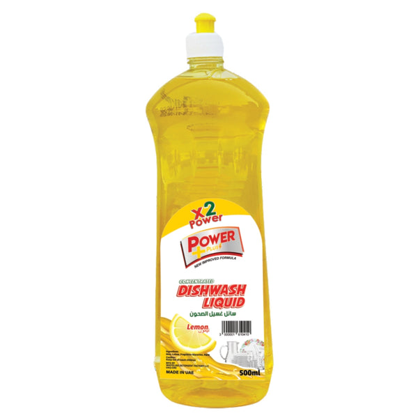 Dishwash Liquid, Lemon, 500 ML,POWER