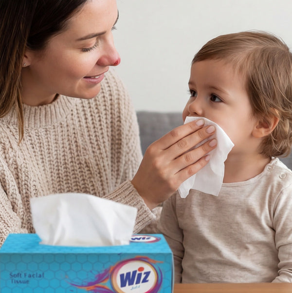 Wiz Facial Tissue 200 Sheets ( Pack of 30 Tissue boxes) packed in carton