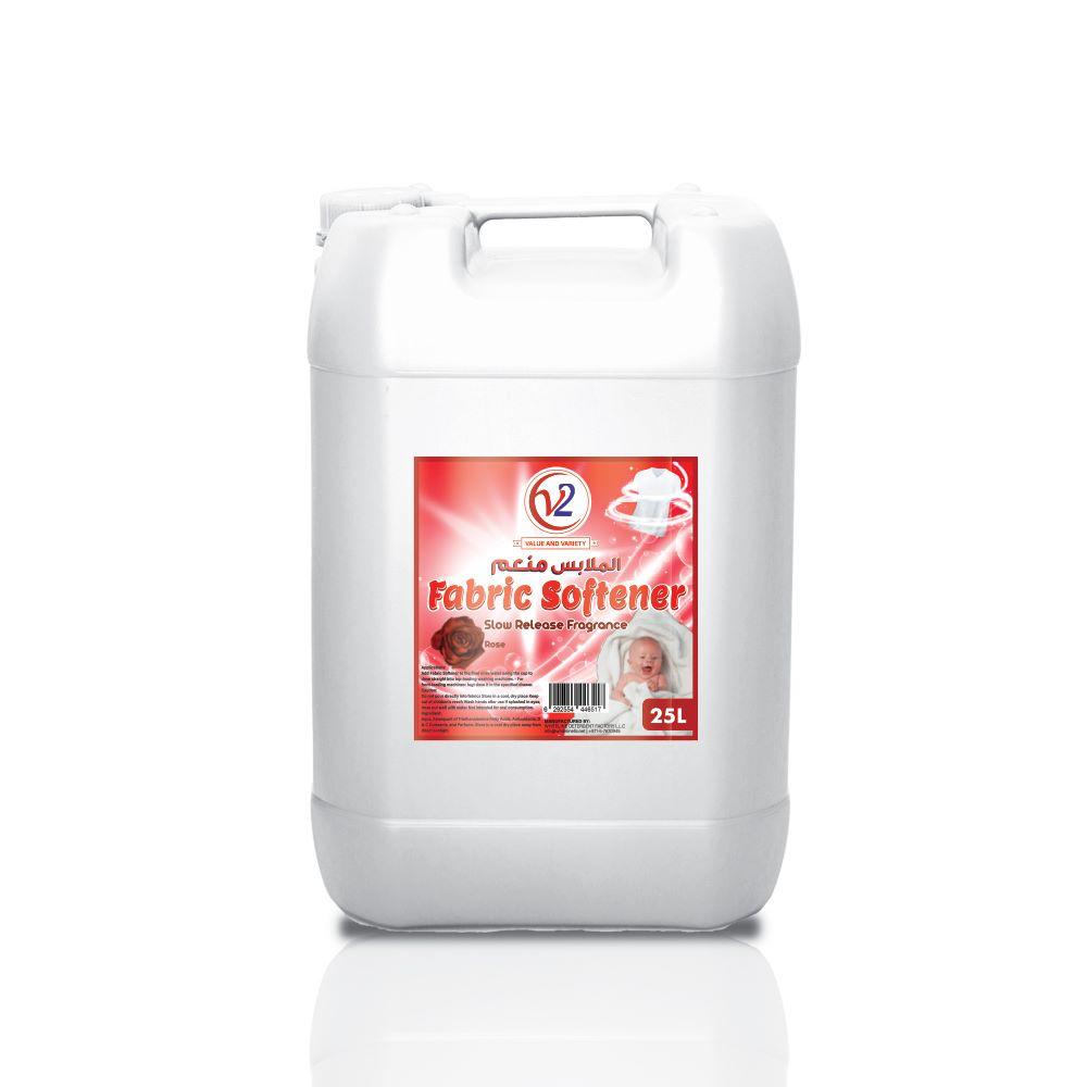 Fabric Softener, Rose, 25 LTR